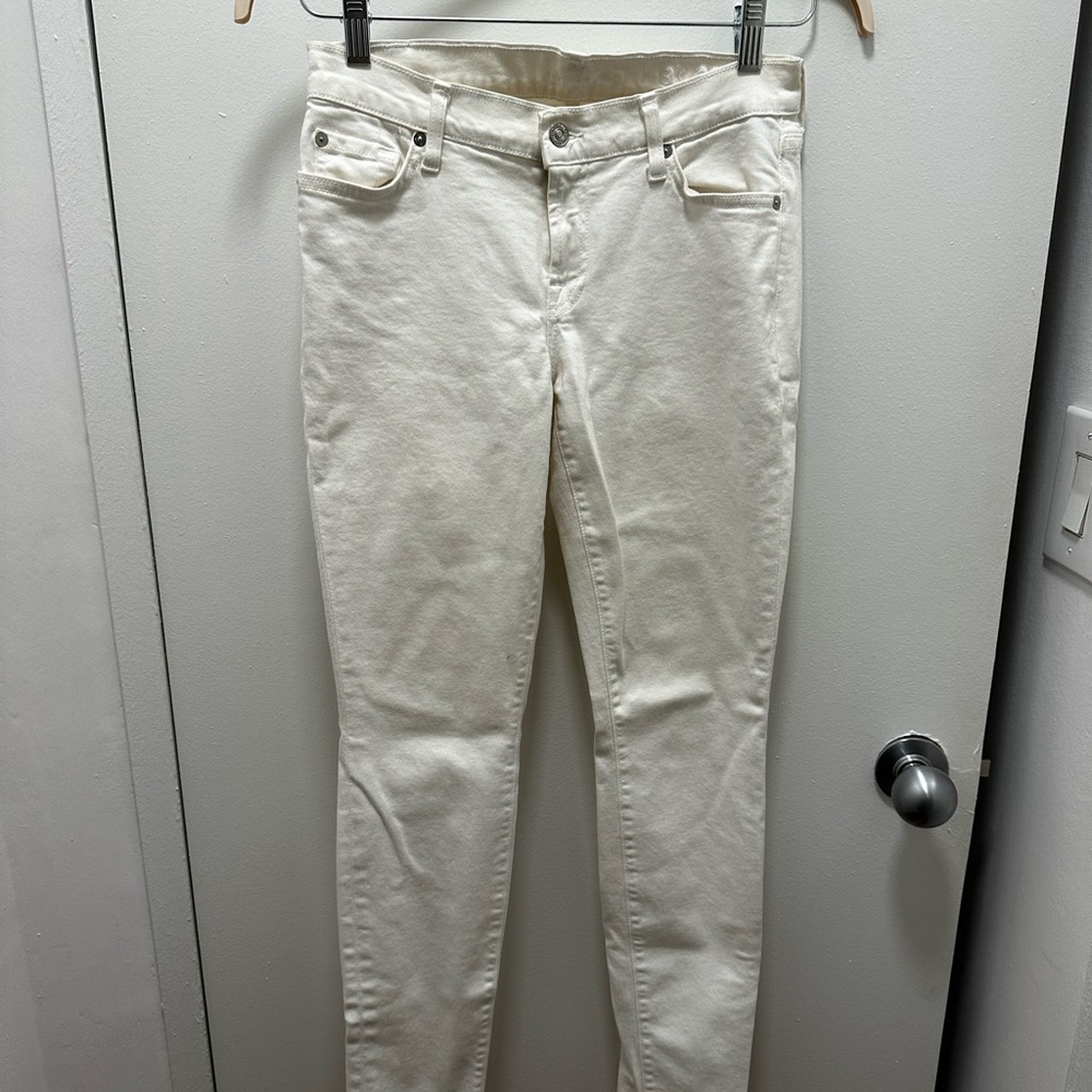 7 For All Mankind High-Rise Skinny Ankle Jeans